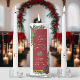 Två blir en Holly Pine julbröllop