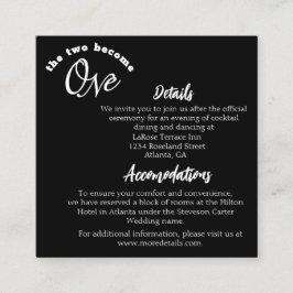 Två blir en svart tilläggskort