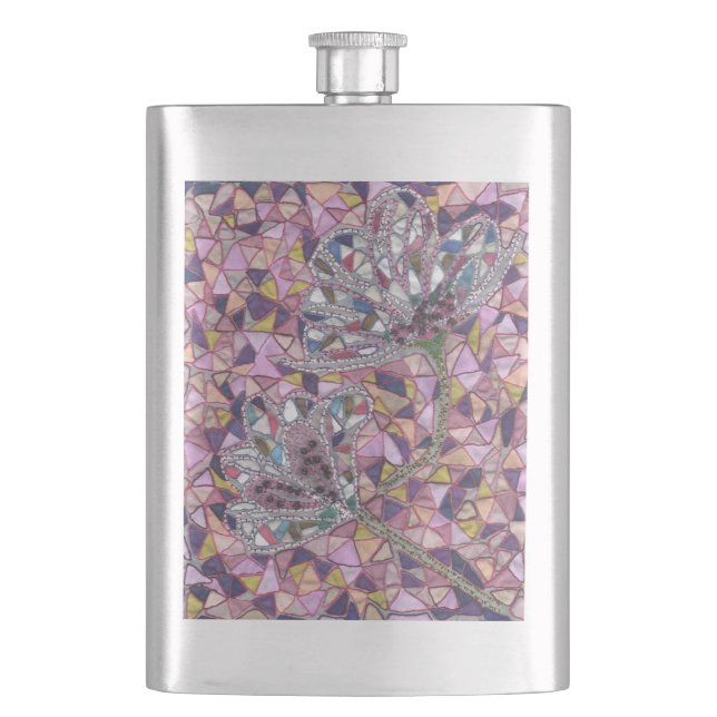 Två blommor fickplunta (Framsidan)