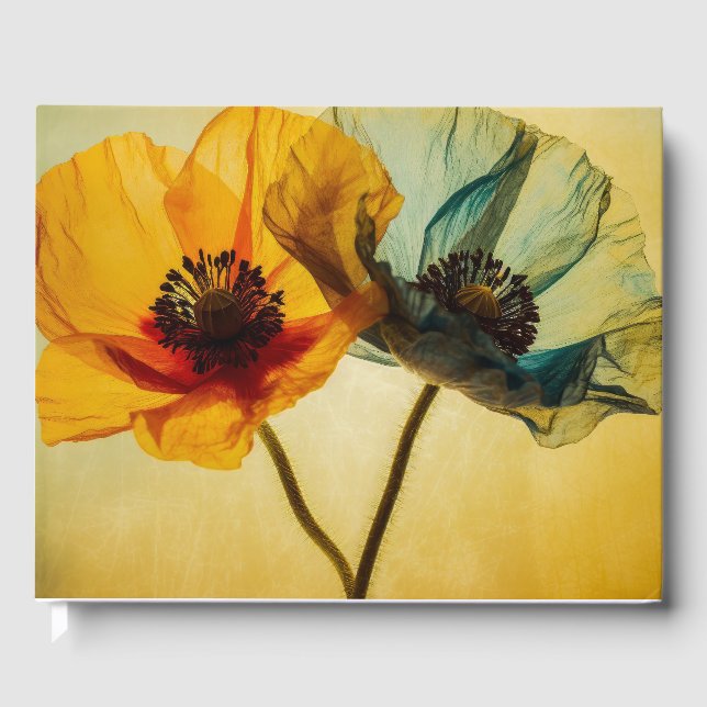 Två blommor gästböcker (Framsida)