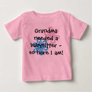Två blommor Mormor behövde en barnvakt... T-shirt