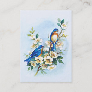 Två bluebirds visitkort