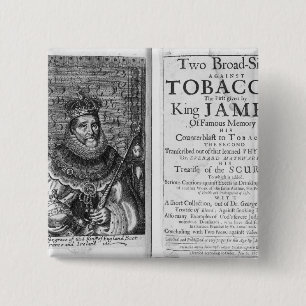 'Två bredsidor mot tobak Knapp