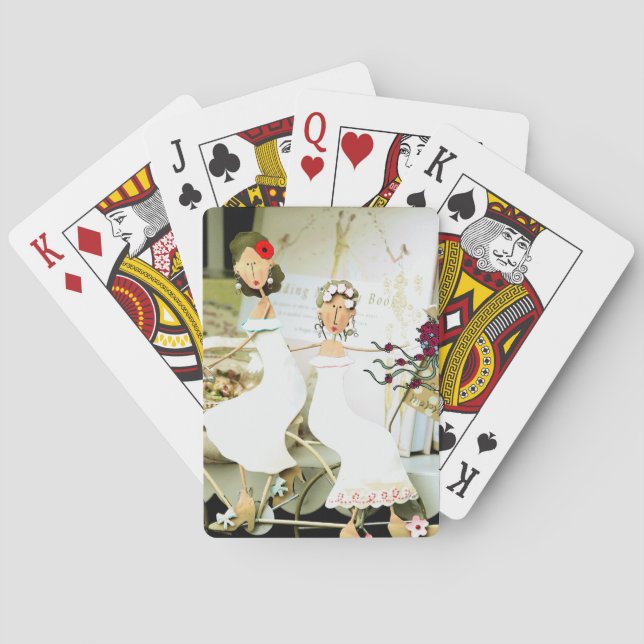 Två brickor spelkort (Baksidan)