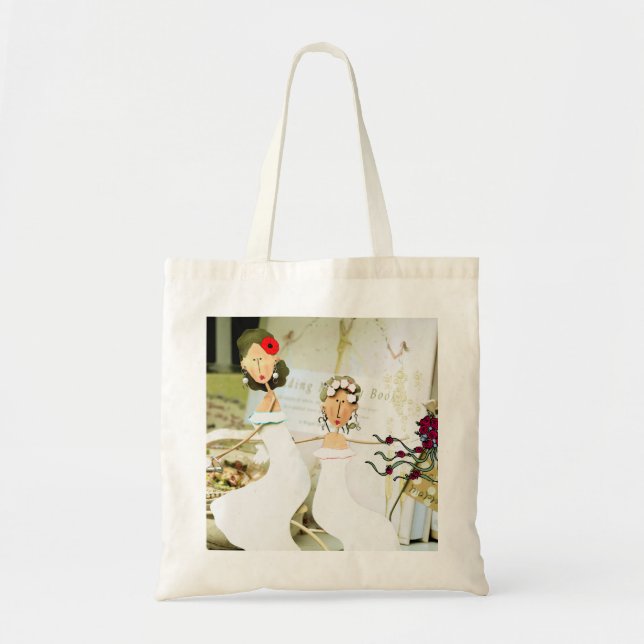 Två Brides Tote Bag Tygkasse (Framsidan)