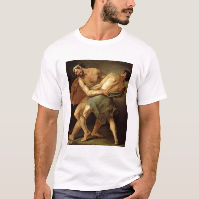Två brottare t-shirt (Framsida)