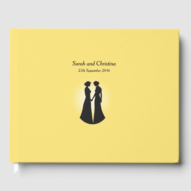 Två Brudar Gästböcker (Framsida)