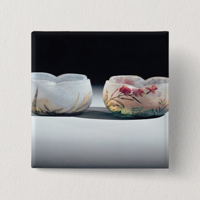 Två bunkar vid Daum, Nancy, frankrike Knapp (Framsida)