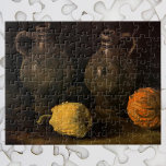 Två Burk och två pumpor av Vincent van Gogh Pussel<br><div class="desc">Livet med Två Burk och två Pumpkins av Vincent van Gogh är fortfarande en vintage bra art post impressionism som fortfarande livmålar med två juggar och två squash. Mat och dryck i köket, redo att laga mat! Om konstnären: Vincent Willem van Gogh var en målare från Post impressionist, vars verk...</div>