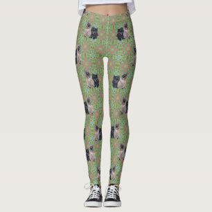 Två Cairnterrier Leggings