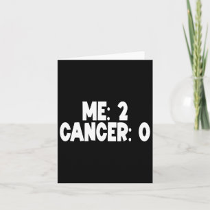 Två Cancer 0 gånger i tiden Survivor Chemo Radiati Kort
