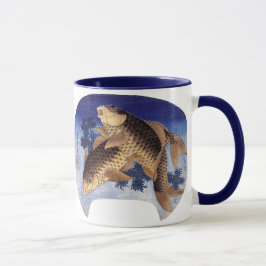 Två Carps, Hokusai Mugg