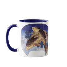 Två Carps, Hokusai