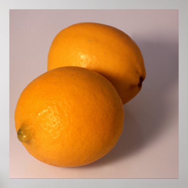 Två citroner poster (Framsidan)
