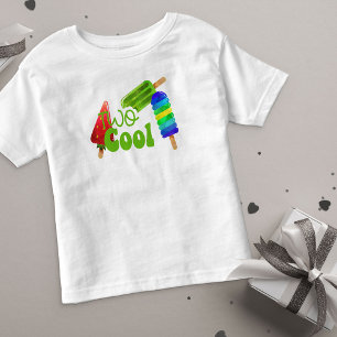 Två coola killar 2-års födelsedagspopsicle t shirt