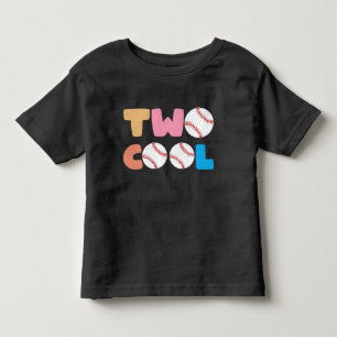 Två Coolor 2: a födelsedagstenstema för basket 2 å T Shirt