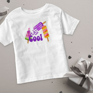 Två Coolor - flickor 2:a födelsedag T Shirt