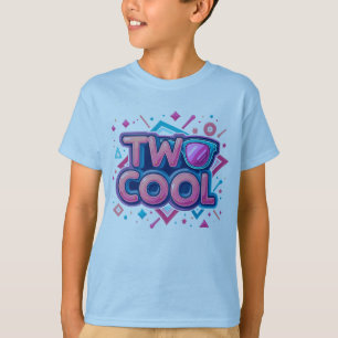 Två Coolors andra födelsetjänst för Småbarn Boys T Shirt