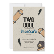 Två Coolors skateboard-födelsedag