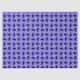 Två cowboys på hästryggen silhuetter - Periwinkle