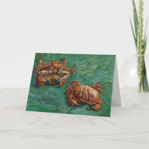 Två Crabs av Vincent van Gogh Kort