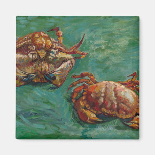 Två Crabs av Vincent van Gogh Magnet