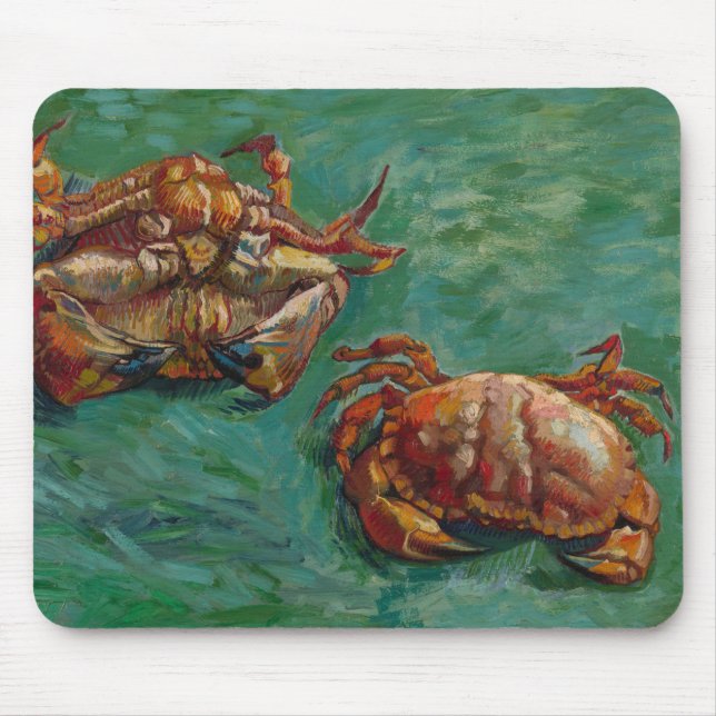 Två Crabs av Vincent van Gogh Musmatta (Framsidan)