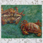 Två Crabs av Vincent van Gogh Pussel<br><div class="desc">Två Crabs av Vincent van Gogh är en vintage bra konst post impressionism fortfarande livmålning med två krabbor med två olika vyer. En krabba är på ryggen och den andra krabban är på högerna. Underbar bild för en mata- eller skaldjursfest! Om konstnären: Vincent Willem van Gogh var en målare från...</div>