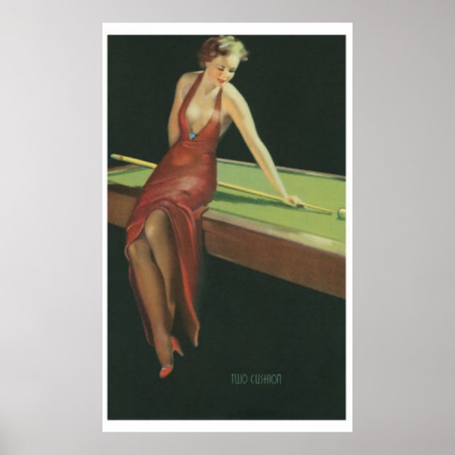 Två Cushion Vampig Poster (Framsidan)