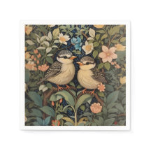 Två Cute Baby Birds Botanical Garden