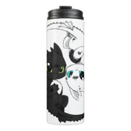 Två Cute Dragons