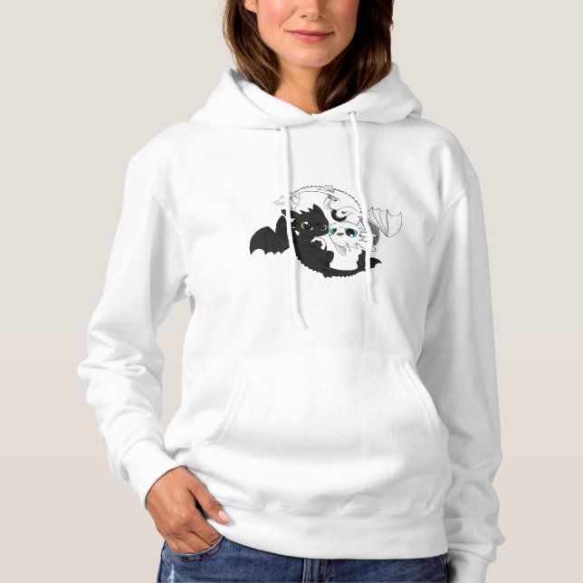 Två Cute Dragons T Shirt (Framsida)