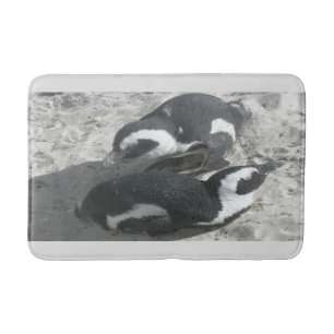 Två Cute Penguins-batmat Badrumsmatta