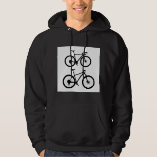 Två cyklar hoodie