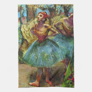 Två dansare av Edgar Degas, Vintage balettkonst Kökshandduk