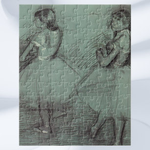 Två dansare av Edgar Degas, Vintage balettkonst Pussel
