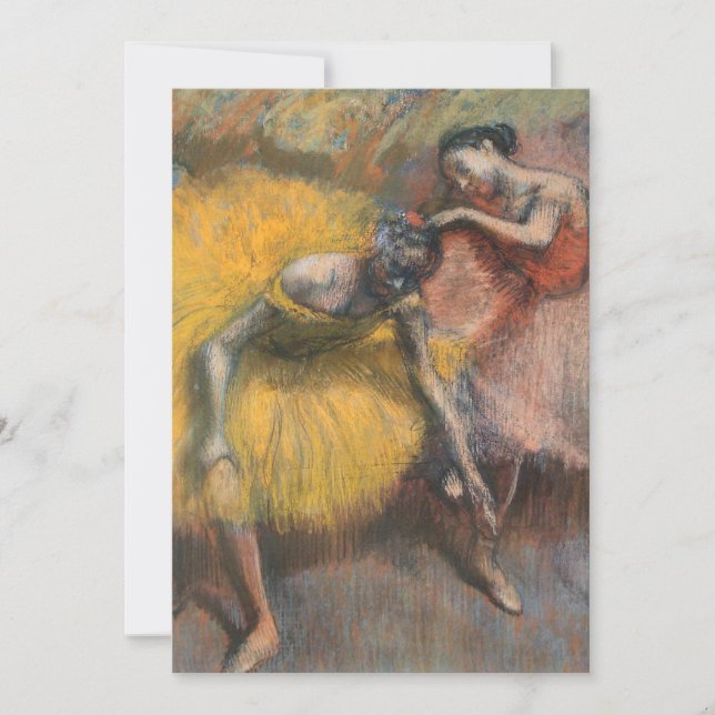 Två dansare, Gult och Rosa | Edgar Degas (Framsida)