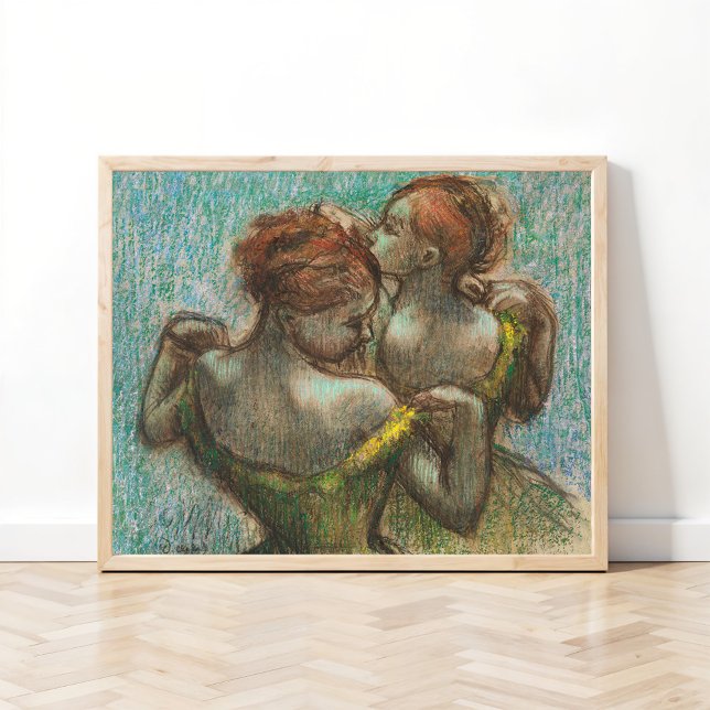 Två dansare, halvlängd, Degas Art Poster (Skapare uppladdad)