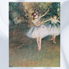 Två dansare på en scen av Edgar Degas, Vintage Art Pussel