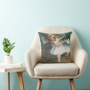 Två dansare på en scen av Edgar Degas, Vintage kon Kudde