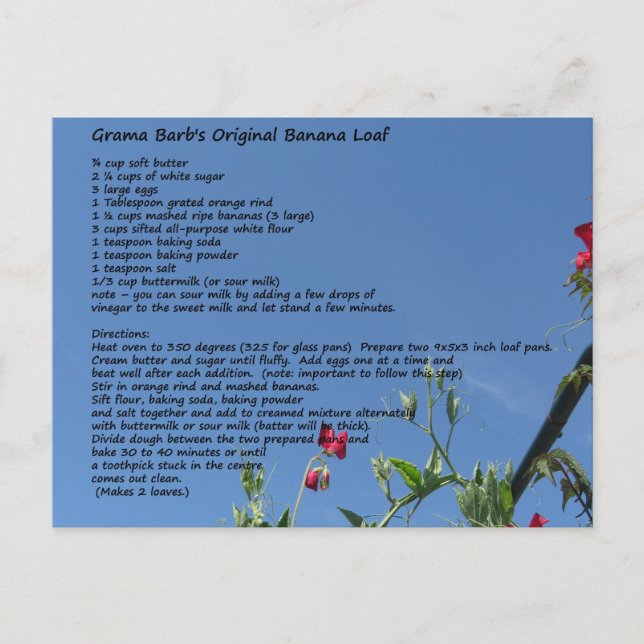 Två desertmottagningskort vykort (Framsida)