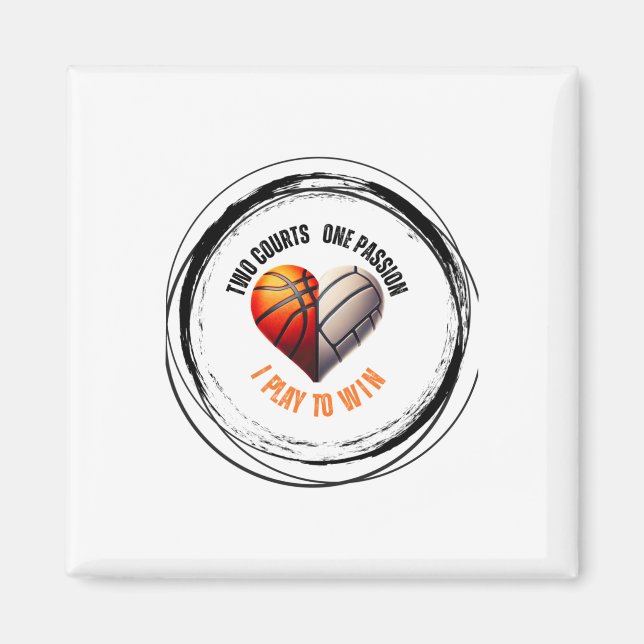 Två domstolar magnet (Framsidan)