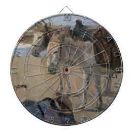 Två Donkey (av Isaac Israels) Darttavla