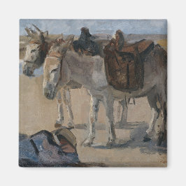 Två Donkey (av Isaac Israels) Magnet
