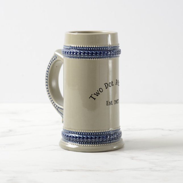 Två Dot Montana Beer Stein Sejdel (Framsida vänster)