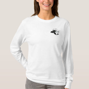 Två Dragons - Black and White Yin Yang Fantasy Des T Shirt