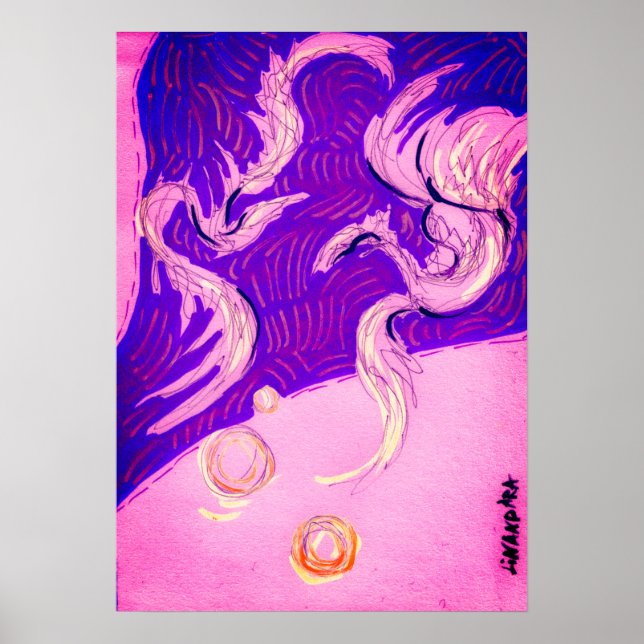 Två drakar, tre Sol Poster (Framsidan)