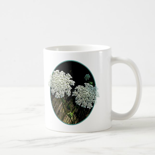 Två drottning Anne's Snöre Kaffemugg (Höger)