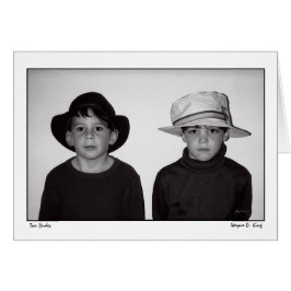 Två Dudes Hälsningskort