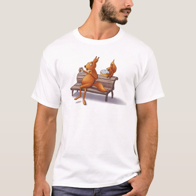 Två ekorrar t shirt (Framsida)